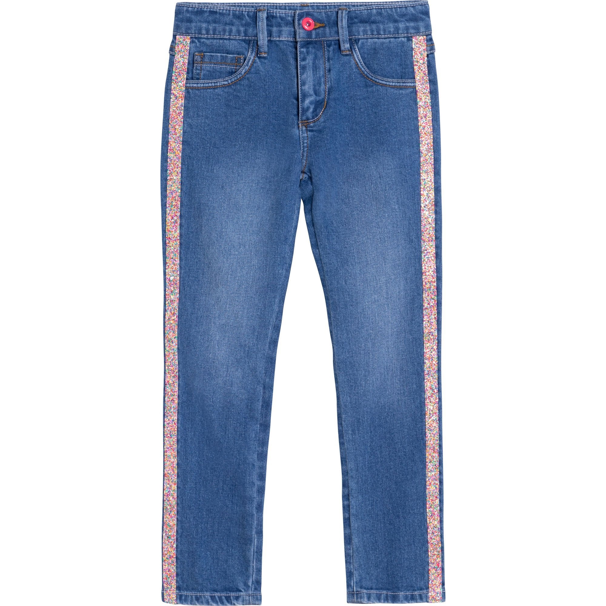 Dark Blue Side Stripe Skinny Jenna Jeans | New Look